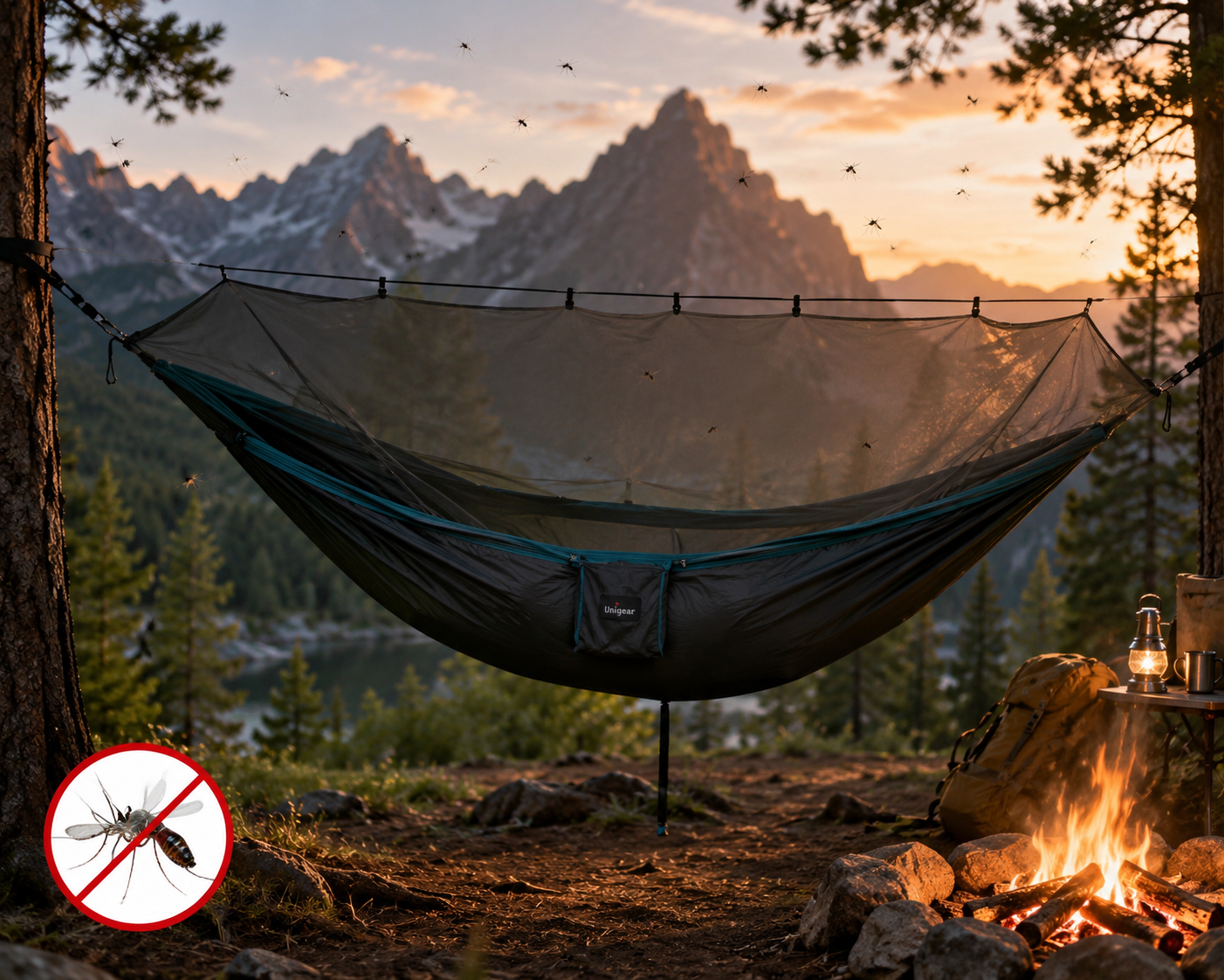 360° Hammock Bug Net