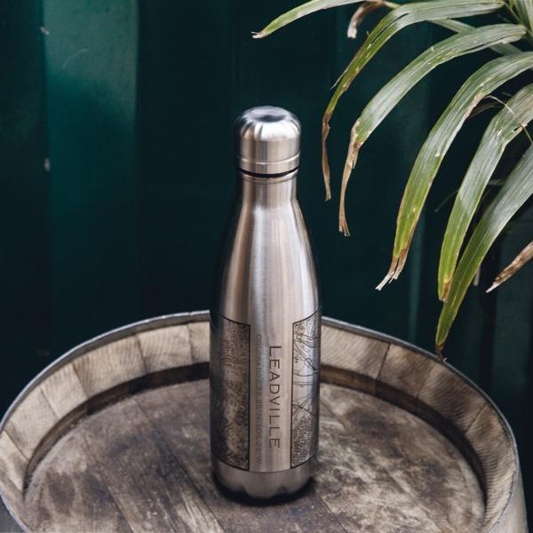 Leadville - Colorado Map Insulated Bottle